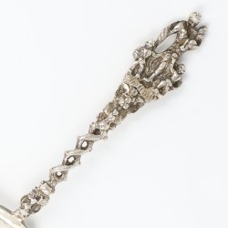 Overlijdens- / gelegenheidslepel, Hotze Swerms, Harlingen ca. 1715-1720, zilver