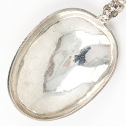 Overlijdens- / gelegenheidslepel, Hotze Swerms, Harlingen ca. 1715-1720, zilver