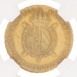 Belgium. Austrian Netherlands. Francis II. 1 Sovereign. 1793H. AU 55.
