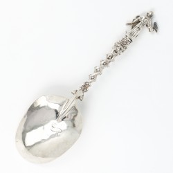 Gelegenheidslepel, Albertus Friese, Winschoten ca. 1730, zilver