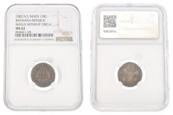 1/8 Gulden. Nederlands-Indië. 1802 - Shield Without Circle. MS 62