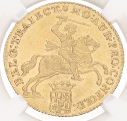 Gouden rijder van 14 gulden. Utrecht. 1763 UNC Details.