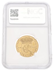 Gouden rijder van 14 gulden. Utrecht. 1763 UNC Details.