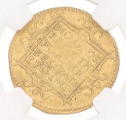 Gouden dukaat. Zeeland. 1586 AU Details.