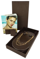 Marco Bicego 18K geelgouden 'Marrakesh' collier bezet met ca. 0.36 ct. diamant