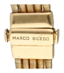 Marco Bicego 18K geelgouden 'Marrakesh' collier bezet met ca. 0.36 ct. diamant