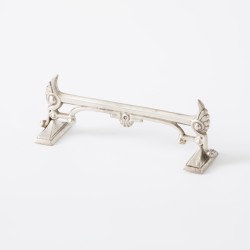 Art Nouveau messenleggers (6), Wolfers Frères, Brussel ca. 1900, zilver