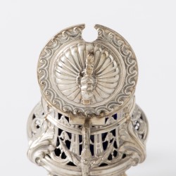 Art Nouveau tafelgarnituur (3), Flamant & Fils, Parijs ca. 1890, zilver