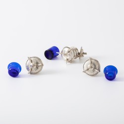 Art Nouveau tafelgarnituur (3), Flamant & Fils, Parijs ca. 1890, zilver