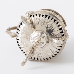 Art Nouveau tafelgarnituur (3), Flamant & Fils, Parijs ca. 1890, zilver