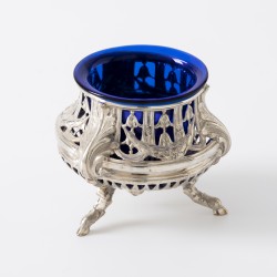 Art Nouveau tafelgarnituur (3), Flamant & Fils, Parijs ca. 1890, zilver