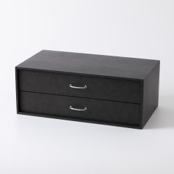 Christofle Cardeilhac bestekcassette (40), model Godrons, Parijs ca. 1960-1970, zilver