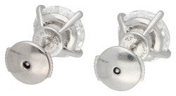 Cartier platina diamant 1895 oorstekers bezet met 4.77 ct. diamant