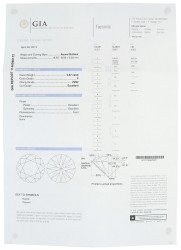 Cartier platina diamant 1895 oorstekers bezet met 4.77 ct. diamant