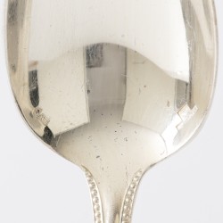 Christofle bestekcassette (134), model Perles, Parijs ca. 1970-1980, verzilverd