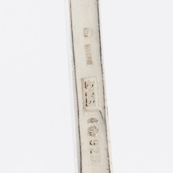 Robbe & Berking bestekcassette (70), model Rosenmuster, Flensburg ca. 2000, zilver