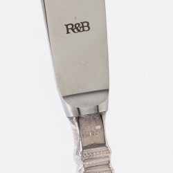 Robbe & Berking bestekcassette (70), model Rosenmuster, Flensburg ca. 2000, zilver