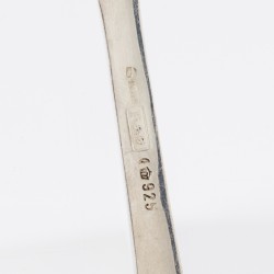 Robbe & Berking bestekcassette (70), model Rosenmuster, Flensburg ca. 2000, zilver