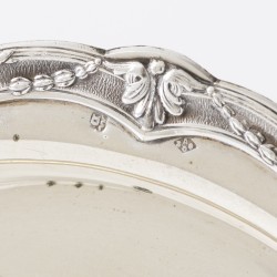 Art Nouveau flessenbakken (4), Delheid Frères, Brussel ca. 1900, zilver