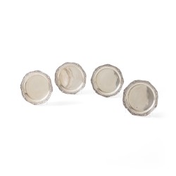 Art Nouveau flessenbakken (4), Delheid Frères, Brussel ca. 1900, zilver