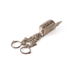 Kaarsensnuiter / lontenknipper, Lissabon ca. 1816-1828, zilver