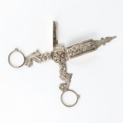 Kaarsensnuiter / lontenknipper, Lissabon ca. 1816-1828, zilver