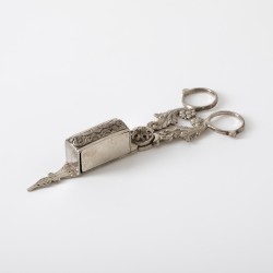 Kaarsensnuiter / lontenknipper, Lissabon ca. 1816-1828, zilver