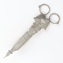 Kaarsensnuiter / lontenknipper, Lissabon ca. 1816-1828, zilver