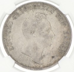 German states. Baden. Carl Leopold Friedrich. Thaler. 1831. AU 55