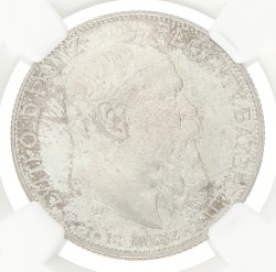 German states. Bavaria. Luitpold. 2 Mark - 90th birthday. 1911 D. MS 64