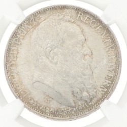 German states. Bavaria. Luitpold. 3 Mark - 90th birthday. 1911 D. MS 64