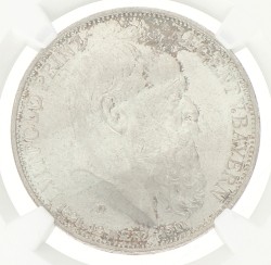 German states. Bavaria. Luitpold. 3 Mark - 90th birthday. 1911 D. MS 65