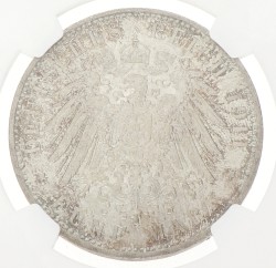 German states. Bavaria. Luitpold. 5 Mark - 90th birthday. 1911 D. MS 63
