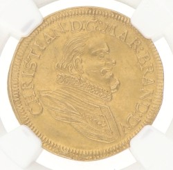 German states. Brandenburg-Bayreuth. Christian. Ducat. 1642/1. MS 61