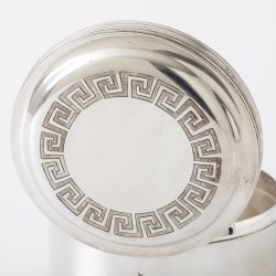 Koektrommel, J.M. van Kempen & Zonen, Voorschoten 1871, zilver