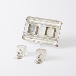 Inktstel, Charles Stuart Harris, Londen 1898, zilver