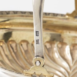 Suikerschaal, Nikolay Dubrovin (essayeur), Moskou 1828, zilver