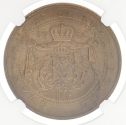 Luxembourg. Jean. 100 Francs - Bronze essai. 1964. UNC details.