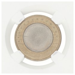 Euro - Split center insert. Beatrix. 2008. MS 65