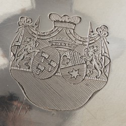 Dekselvaas, Joseph Germain Dutalis, Brussel ca. 1820, zilver