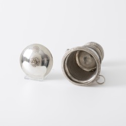 Dekselvaas, Joseph Germain Dutalis, Brussel ca. 1820, zilver