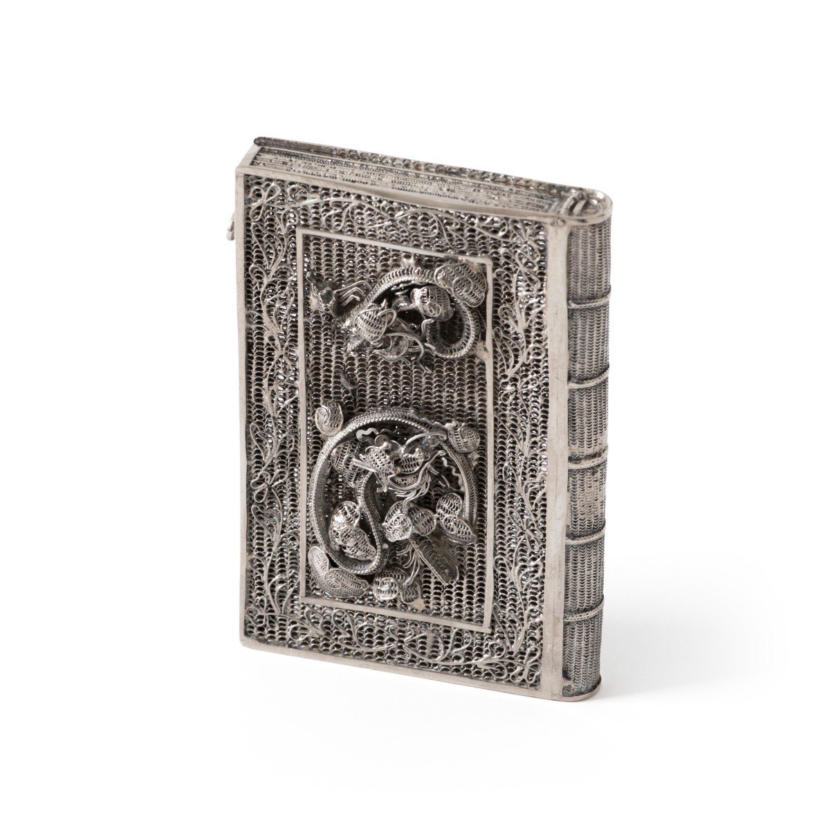 Visitekaart etui, China ca. 1910-1920, zilver