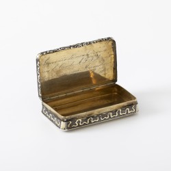 Snuifdoos, Gijsbertus van Roosmalen, 's-Hertogenbosch 1843, zilver