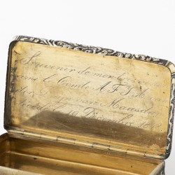 Snuifdoos, Gijsbertus van Roosmalen, 's-Hertogenbosch 1843, zilver