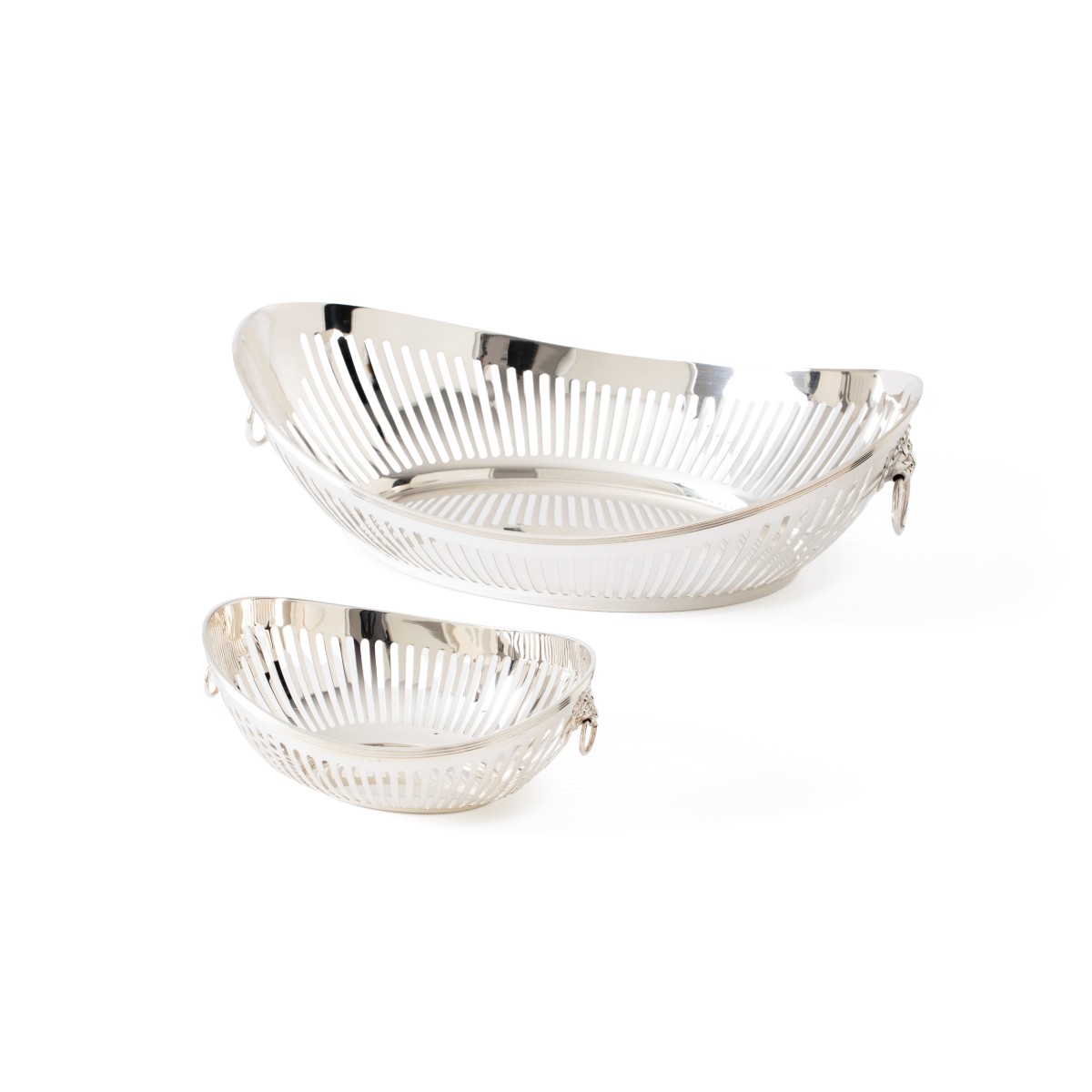 Brood- en bonbonmand, Koninklijke van Kempen & Begeer, Voorschoten 1975/1978, zilver