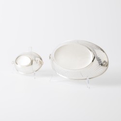 Brood- en bonbonmand, Koninklijke van Kempen & Begeer, Voorschoten 1975/1978, zilver