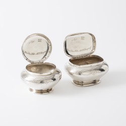 Koektrommels (2), Pieter Zöllner & Willem Nicolaas Beijder, Rotterdam 1867, zilver