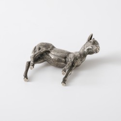 Miniatuur ezel, Vera Orfebres, Madrid ca. 1970, zilver