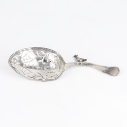 Suikerstrooilepel, J.D. Bourgeois, Gent 1775, zilver