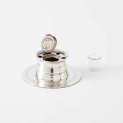 Inktpot, William Comyns & Sons, Londen 1937, zilver